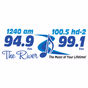 94.9 & 99.1 The River - KDEC logo