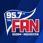 95.7 The Fan - WROC logo