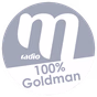 M Radio - 100% Goldman logo