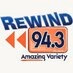 Rewind 94.3 - WRND logo