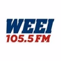 WEEI 105.5FM Springfield - WWEI logo