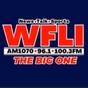 WFLI 1070AM 96.1 FM and 100.3FM The Big One  - WFLI logo