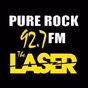 92.7 FM The Laser - WLSR logo