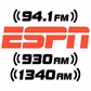 ESPN 94.1 - WRVC logo