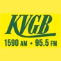 1590AM 95.5FM KVGB - KVGB logo