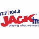 97.7/104.9 JACK FM - KNOZ logo
