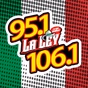 La Ley 95.1 FM & 106.1 FM - WJNX-FM logo