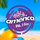 Radio América 96.1 FM logo