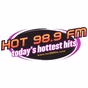Hot 98.9 - KRVC logo