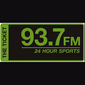 The Ticket 93.7 FM - WKAD logo