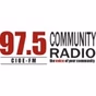 97.5 Community Radio- CIOE-FM logo