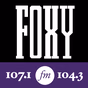Foxy 107.1/104.3 - WFXK logo