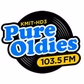 Pure Oldies 103.5 - KMIT-HD2 logo