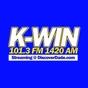 K-WIN 101.3FM 1420AM - WKWN logo