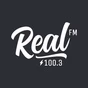 100.3 Real FM - KRLY logo