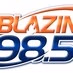 Blazin' 98.5 logo