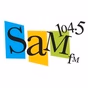 104.5 SAM FM - KKMX logo