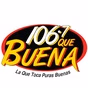 Que Buena 106.7 - KCHX logo