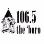 106.5 the 'boro - WMCD logo