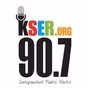 90.7 KSER - KSER logo