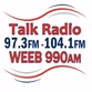 Talk Radio 97.3FM 104.7FM WEEB 990AM - WEEB logo