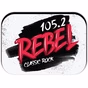 105.2 REBEL FM logo