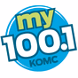 My 100.1 - KOMC-FM logo