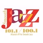 Smooth Jazz 101.1 & 100.1 - WNSY logo