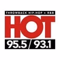Hot 95.5/93.1 - W238AU logo
