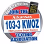 Arkansas 103 - KWOZ logo