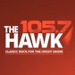 105.7 The HAWK - WCHR-FM logo