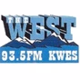 The West 93.5 - KWES-FM logo