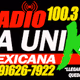 Radio 100.3 La Unika Mexicana - KMAK Logo