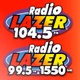 Radio Lazer 104.5 FM 99.5 FM 1550 AM - K258DE Logo
