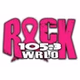 Rock 105.3 - WRLO-FM logo