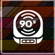 1.FM - Absolute 90's Radio Logo