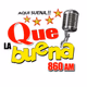 La Que Buena 860 - WDMG Logo