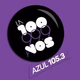 XRadio Azul 105.3 Logo