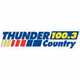 Thunder 100.3 - WCTH Logo