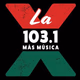 La X 103.1 y 910AM - KMPS Logo