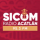 SICOM Acatlán FM - XHAOP Logo