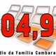 Rádio 104 FM Cambará Logo