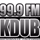99.9FM KDUB - KDUB-LP Logo