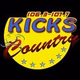 Kicks Country - WHQX Logo