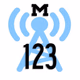 M123fm Digital Radio Logo