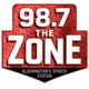 98-7 The Zone - W254DP Logo