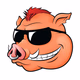 92.3 The Hog - WHHG Logo