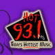 Hot 93.1 - KRCS Logo