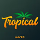 Hunter.FM - Tropical Logo