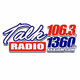 Talk Radio 106.3/1360 - KKBJ Logo